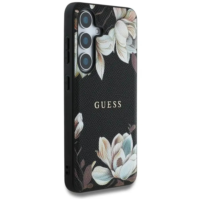 Калъф Guess Grained Printed Flower Pattern MagSafe