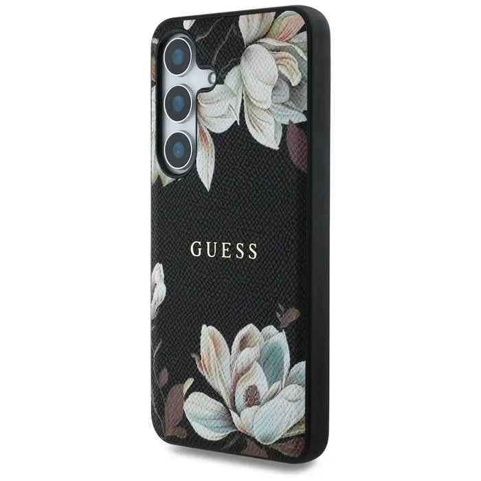 Калъф Guess Grained Printed Flower Pattern MagSafe