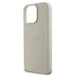 Калъф Guess Grained Ring MagSafe за iPhone 16 Pro - бежов