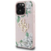 Калъф Guess Grained Roses Big 4G logo iPhone 16 Pro - розов