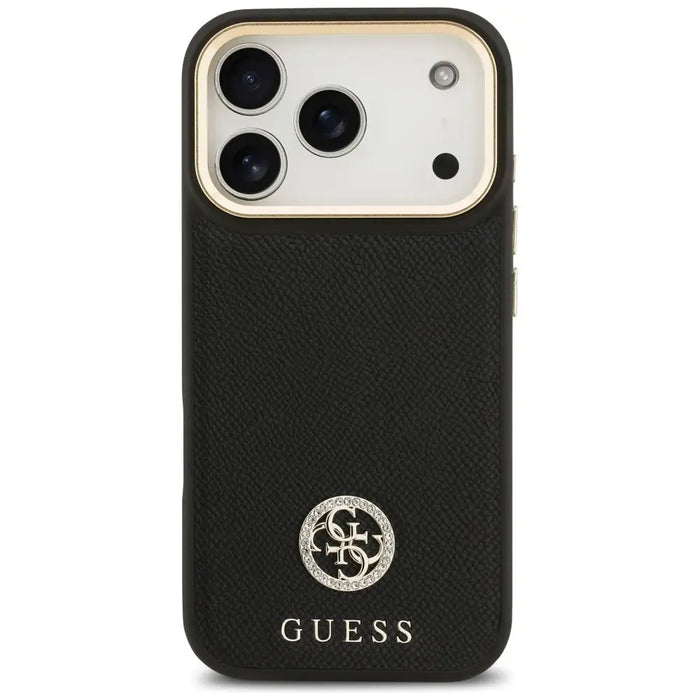 Калъф Guess Grained Strass Logo MagSafe за iPhone 17 Pro