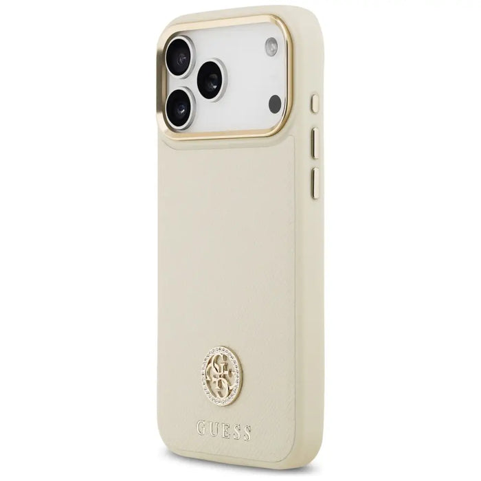 Калъф Guess Grained Strass Logo MagSafe за iPhone 17 Pro