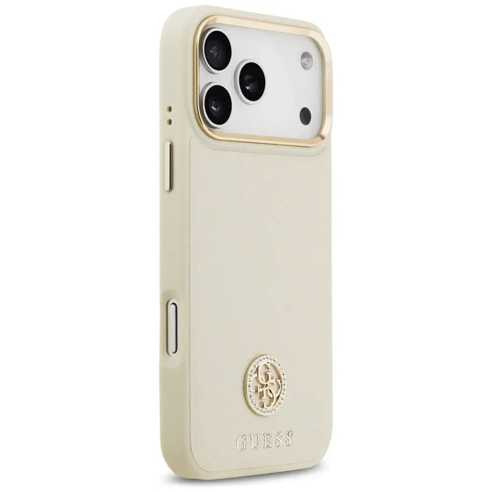 Калъф Guess Grained Strass Logo MagSafe за iPhone 17 Pro