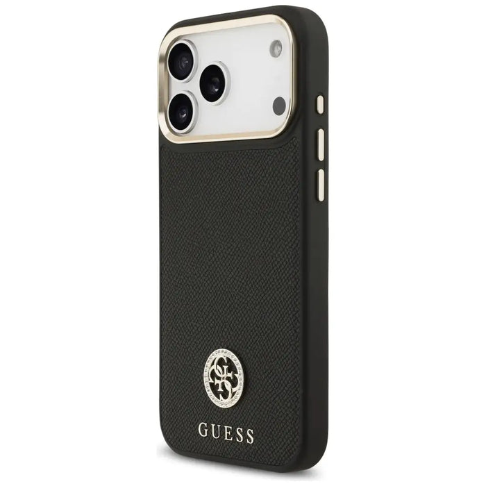 Калъф Guess Grained Strass Logo MagSafe за iPhone 17 Pro