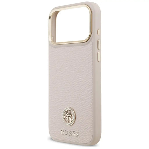 Калъф Guess Grained Strass Logo MagSafe за iPhone 17 Pro