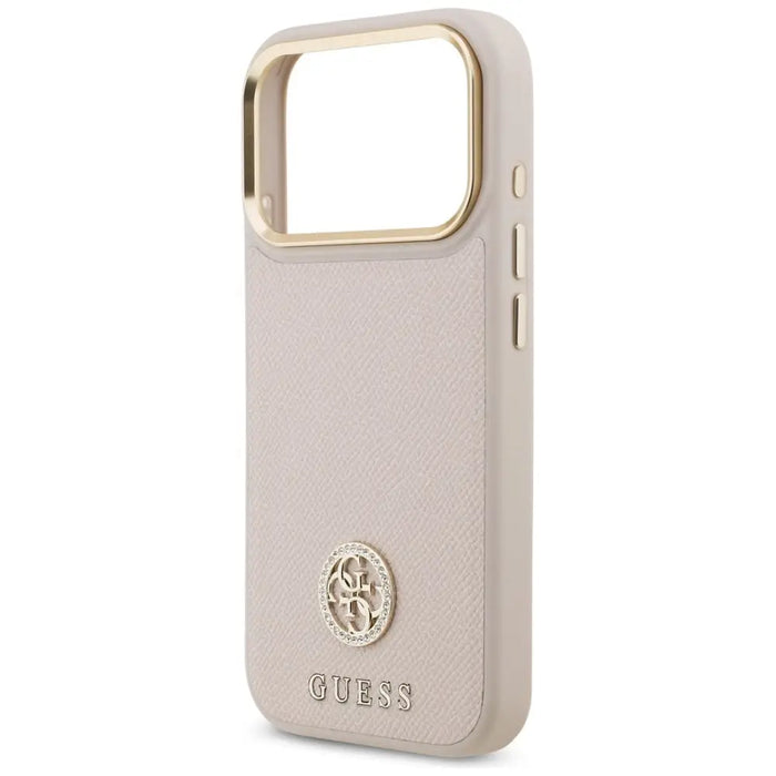 Калъф Guess Grained Strass Logo MagSafe за iPhone 17 Pro