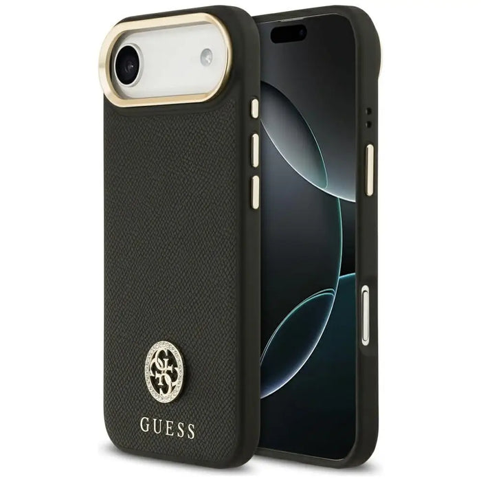 Калъф Guess Grained Strass Logo MagSafe за iPhone Air