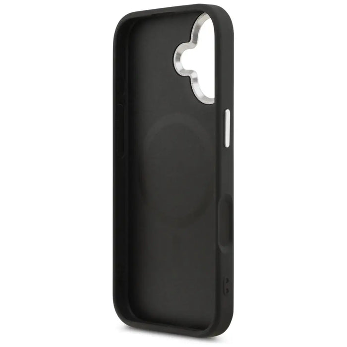 Калъф Guess Grained Triangle Logo MagSafe за iPhone 17