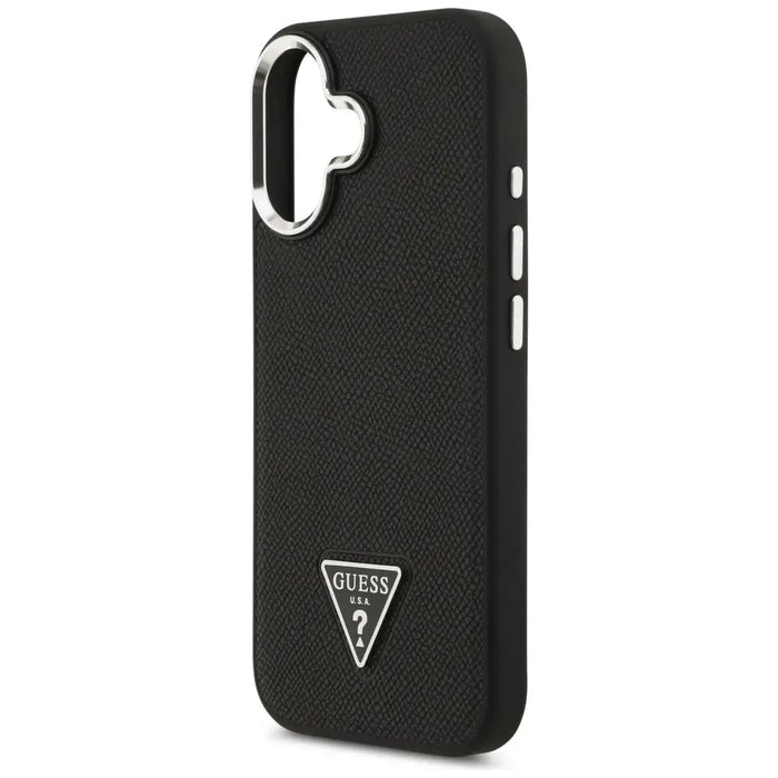 Калъф Guess Grained Triangle Logo MagSafe за iPhone 17