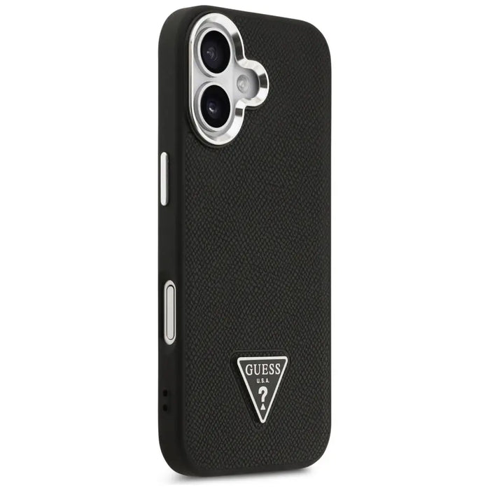 Калъф Guess Grained Triangle Logo MagSafe за iPhone 17