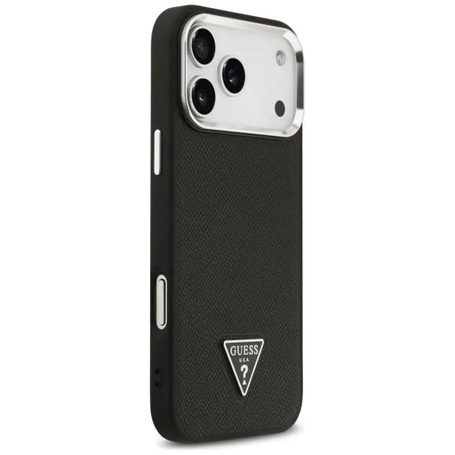 Калъф Guess Grained Triangle Logo MagSafe за iPhone 17 Pro