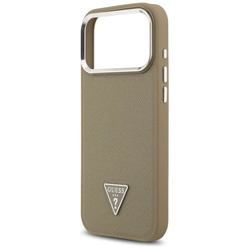 Калъф Guess Grained Triangle Logo MagSafe за iPhone 17 Pro