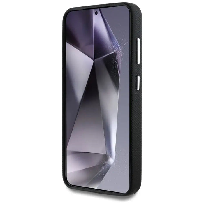 Калъф Guess Grained Triangle Logo MagSafe за Samsung Galaxy