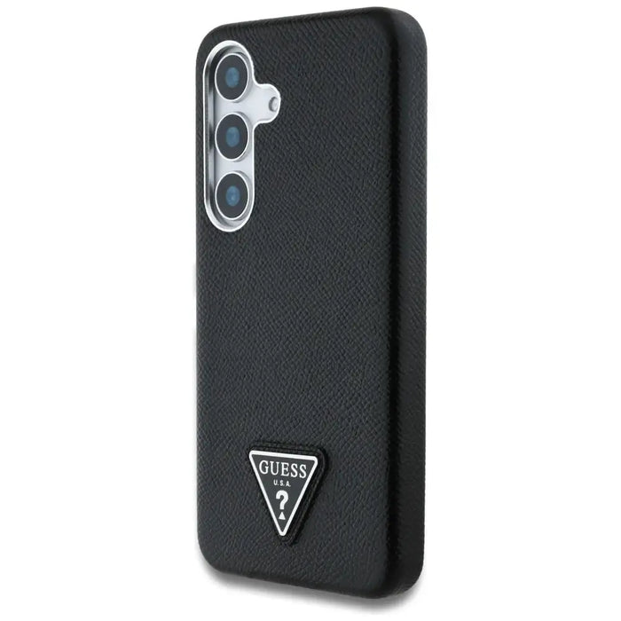 Калъф Guess Grained Triangle Logo MagSafe за Samsung Galaxy