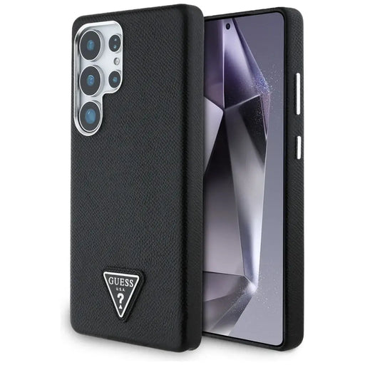 Калъф Guess Grained Triangle Logo MagSafe за Samsung Galaxy