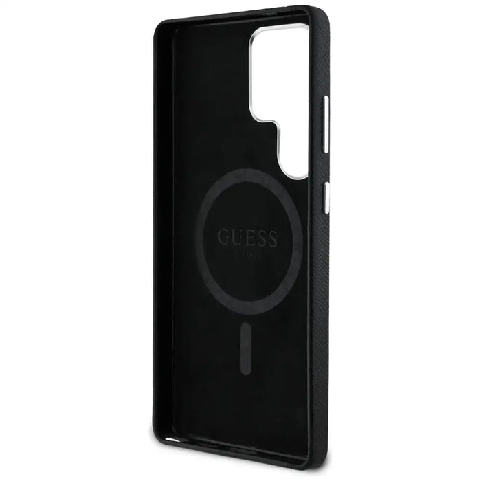 Калъф Guess Grained Triangle Logo MagSafe за Samsung Galaxy
