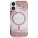 Калъф Guess HC Resin Bottom Glitter MagSafe iPhone 16