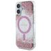Калъф Guess HC Resin Bottom Glitter MagSafe iPhone 16