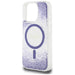 Калъф Guess HC Resin Bottom Glitter MagSafe за iPhone 16