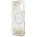 Калъф Guess HC Resin Bottom Glitter MagSafe за iPhone 16