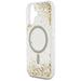 Калъф Guess HC Resin Bottom Glitter MagSafe за iPhone 16