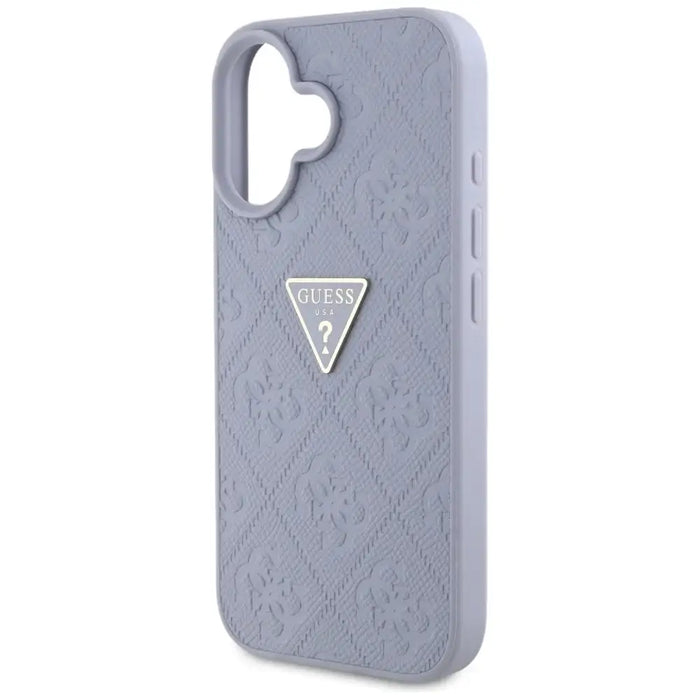 Калъф Guess Hot Stamp 4G Pattern Triangle Metal Logo iPhone