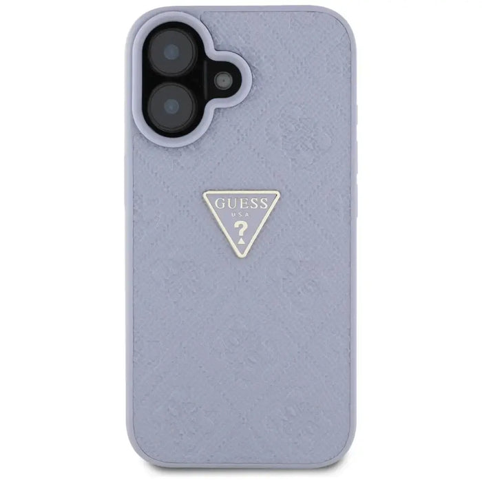 Калъф Guess Hot Stamp 4G Pattern Triangle Metal Logo iPhone