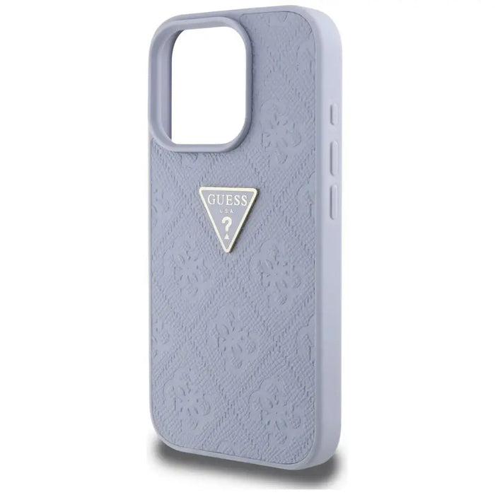 Калъф Guess Hot Stamp 4G Pattern Triangle Metal Logo iPhone
