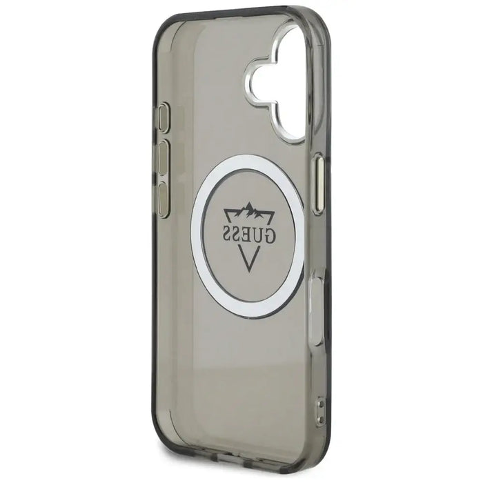 Калъф Guess IML Metal Mountain Logo MagSafe за iPhone 16