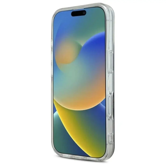 Калъф Guess IML 4G MagSafe за iPhone 16 - черен