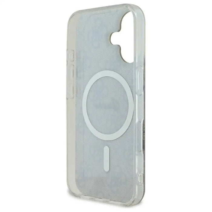 Калъф Guess IML 4G MagSafe за iPhone 16 Plus - кафяв