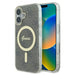 Калъф Guess IML 4G MagSafe за iPhone 16 Plus - кафяв