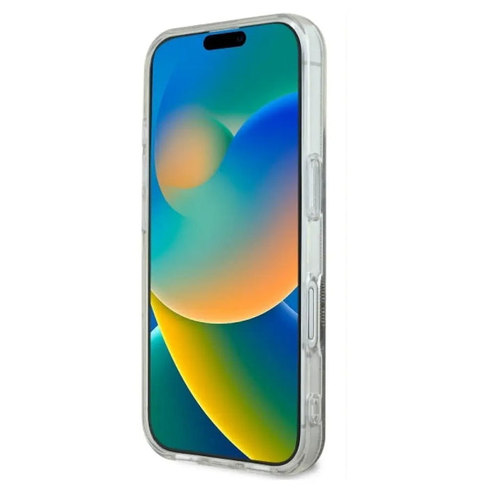 Калъф Guess IML 4G MagSafe за iPhone 16 Plus - кафяв