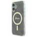 Калъф Guess IML 4G MagSafe за iPhone 16 Plus - кафяв