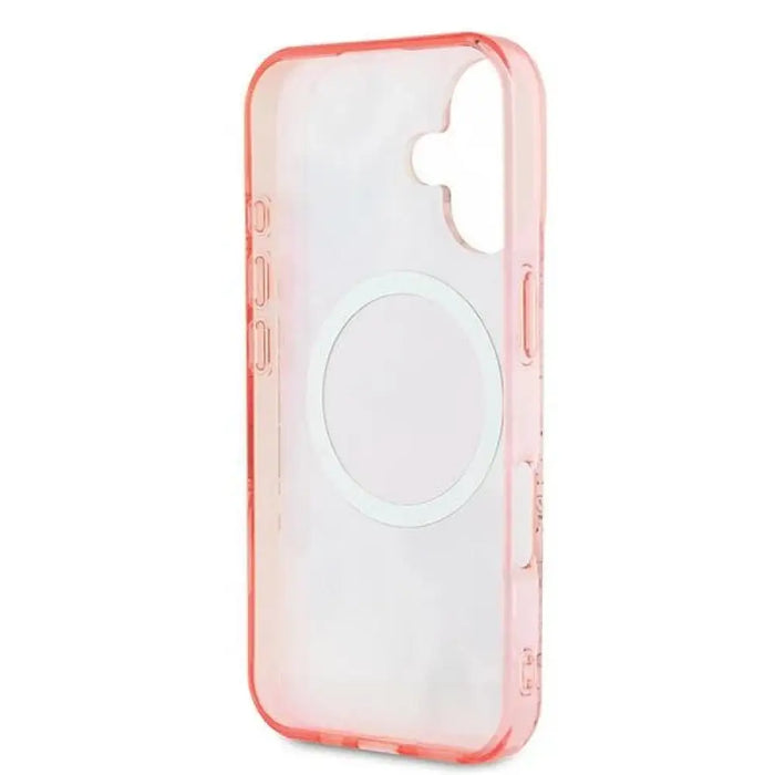 Калъф Guess IML Flower & Tonal Circle MagSafe iPhone 16