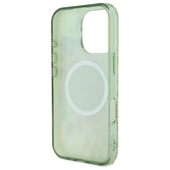 Калъф Guess IML Flower & Tonal Circle MagSafe за iPhone 16