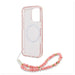 Калъф Guess IML Flowers Allover Electro с перлена каишка