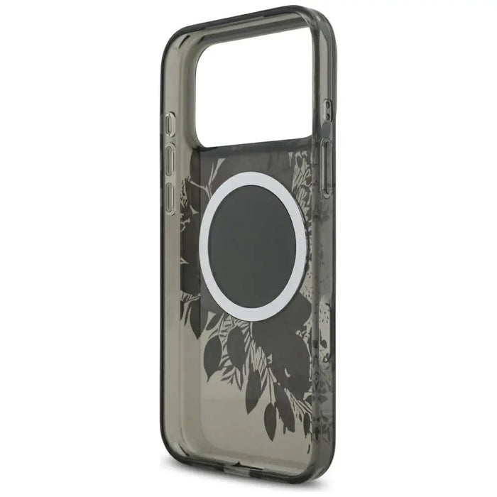 Калъф Guess IML Flowers Pearl Strap MagSafe за iPhone 17