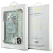 Калъф Guess IML Flowers With Pearl Strap MagSafe за iPhone