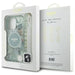 Калъф Guess IML Flowers With Pearl Strap MagSafe за iPhone