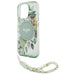 Калъф Guess IML Flowers With Pearl Strap MagSafe за iPhone