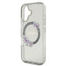 Калъф Guess IML Flowers Wreath MagSafe за iPhone 16 - черен