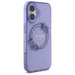 Калъф Guess IML Flowers Wreath MagSafe за iPhone 16 - лилав