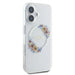 Калъф Guess IML Flowers Wreath MagSafe за iPhone 16 Plus