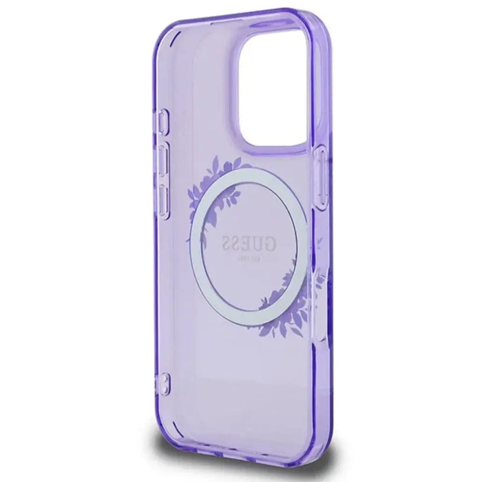 Калъф Guess IML Flowers Wreath MagSafe за iPhone 16 Pro