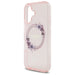 Калъф Guess IML Flowers Wreath MagSafe за iPhone 16 - розов