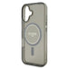 Калъф Guess IML Glitter Circle MagSafe за iPhone 16 - черен