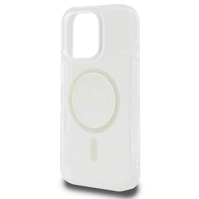 Калъф Guess Iml Glitter Circle Magsafe за iPhone 16 Pro Max