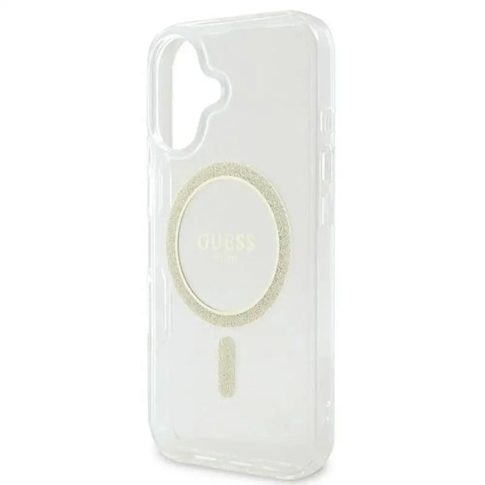 Калъф Guess IML Glitter Circle MagSafe за iPhone 16