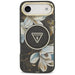 Калъф Guess IML Glitter Flowers Triangle MagSafe за iPhone